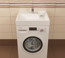 Раковина Comfort J50 над стиральной машиной