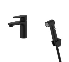 Смеситель Aquatek Ника для раковины с гигиенической душем