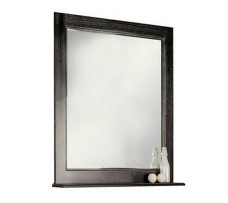 Зеркало Акватон Жерона 85 (черный с патиной серебро)