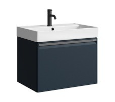 Тумба-умывальник Aqwella Pure 65 (серый матовый)