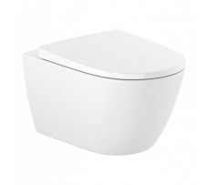 Унитаз Roca Ona Rimless подвесной, крышка-сиденье Slim Soft-Close