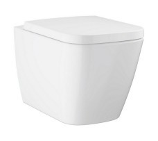 Унитаз подвесной Grohe Bau Edge Ceramic безободковый, микролифт
