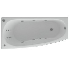 Ванна акриловая АКВАТЕК Пандора 160х75 асимметричная с гидромассажем