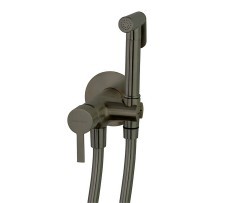 Смеситель RamonSoler Drako (графит матовый) с гигиеническим душем