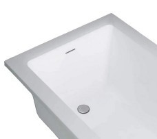 Ванна Астра-Форм Нейт 170х70 литой мрамор с щелевым переливом (хром)